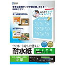 SANWASUPPLY サンワサプライ カラーレーザー用 耐水紙・中厚 A3サイズ LBP-WPF15MDPN-A3