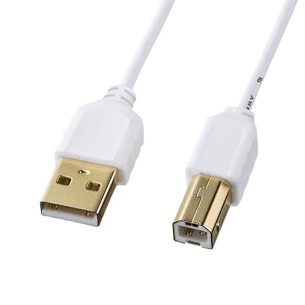 SANWASUPPLY ����掠�ץ饤 ����掠�ץ饤 �˺�USB�����֥� (USB2.0 A-B������) 1.5m KU20-SL15WK