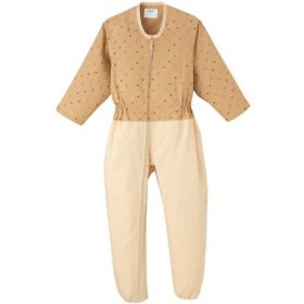 日本エンゼル コンビネーション【フルオープン型】ツイル　オールシーズン クレストブラウン LL (5038)(4)