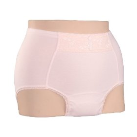 日本エンゼル 心うきうきおしゃれショーツ【フラワーレース付】 ピンク M (3296)