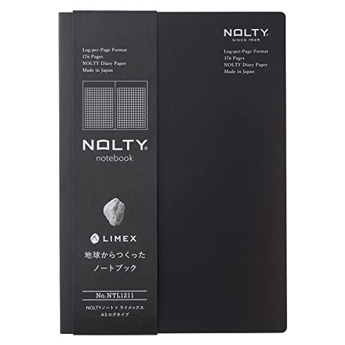 日本能率協会マネジメントセンター 能率 NOLTYノート×ライメックス A5 ログタイプ グラナイトブラック NTL1211