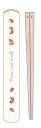 OSK ≪新商品≫【Peace and Smile(いちご柄)】 箸セット19.5cm <日本製> (139185)