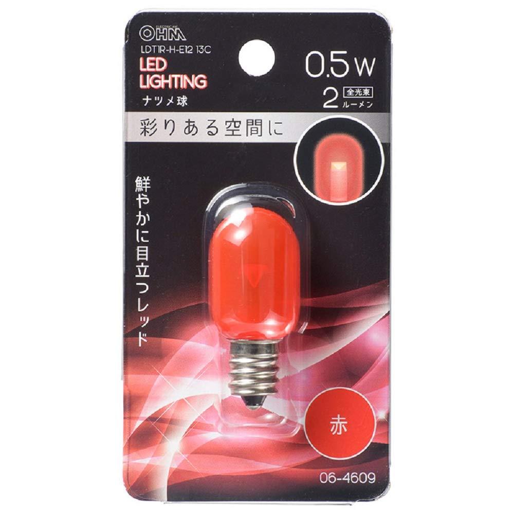 OHM ŵ LEDʥĥ(/0.5W/2lm/ֿ/T20/E12/ꥢå) LDT1R-H-E12 13C