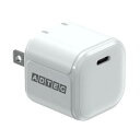 ADTEC アドテック Power Delivery対応 AC充電器/33W/USB Type-C 1ポート/ホワイト【APD-V033C-WH】