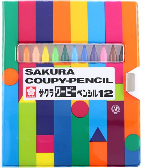 サクラクレパス クーピー12色ソフトケース FY12S