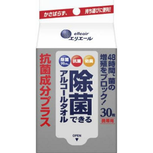 大王製紙 エリエール 除菌できるアルコールタオル 抗菌成分プラス 携帯用 30枚 20833147