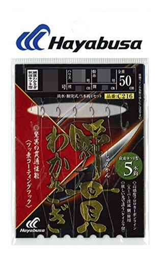 ハヤブサ 瞬貫わかさぎ 秋田キツネ型 5本鈎 0.8-0.2