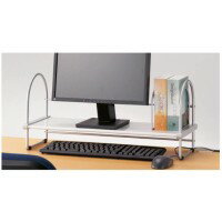 ライオン事務器 デスクラック(ライトグレー) パソコン収納タイプ サポーター1本付 P-450 (0785bk)