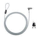 SANWASUPPLY サンワサプライ nanoスロット対応セキュリティワイヤー・シリンダ錠 SLE-38S