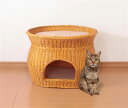 ラタンキャットハウス 2段ベッドタイプ