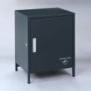 スチール製脚付き宅配ボックス グレー