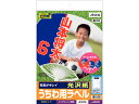 パソコンで手作りうちわ うちわ用ラベル 光沢紙 エーワン 38906