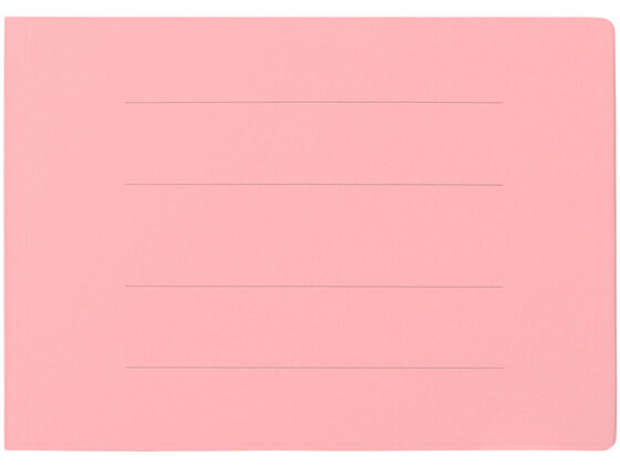 フラットファイル ノンステッチ B5ヨコ ピンク NO.032N プラス 78308