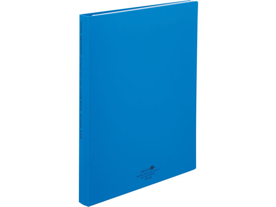 AQUA DROPs クリヤーブック差替式A4 30穴 背幅25 青 リヒトラブ N-5016-8