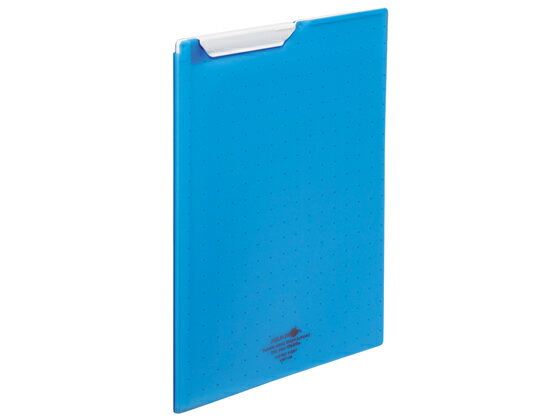 AQUA DROPs クリップファイル A4タテ 短辺とじ 青 リヒトラブ F5067-8
