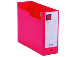 GボックスPP A4ヨコ 背幅103mm 赤 10冊 キングジム 4633N-R