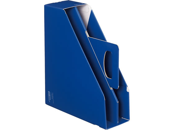 ファイルボックス〈KaTaSu〉(スタンドタイプ) A4ヨコ ブルー コクヨ フ-KES470NB