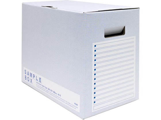 サンプルボックス〈エコノミータイプ〉 A4 背幅200mm ブルー プラス 96-516