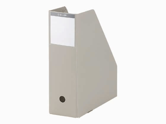 GボックスPP A4タテ 背幅103mm グレー キングジム 4653-GY