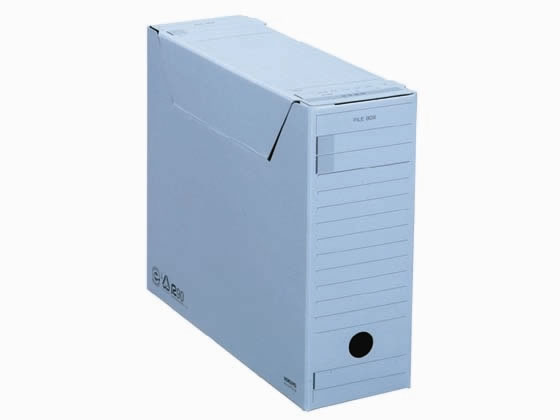 ファイルボックス-FS〈Fタイプ〉A4ヨコ 背幅102mm 青 5冊 コクヨ A4-LFFN-B