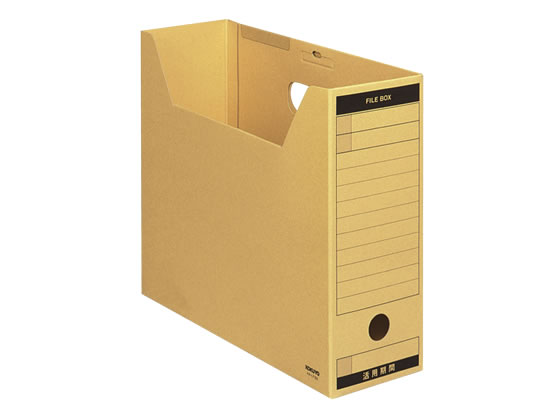 ファイルボックス-FS〈Aタイプ〉A4ヨコ 背幅102mm クラフト 5冊 コクヨ A4-LFBN