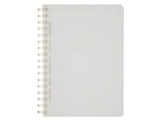 ソフトリングノート クリア (方眼ドット罫)A6 80枚 コクヨ ス-SV558WT-T