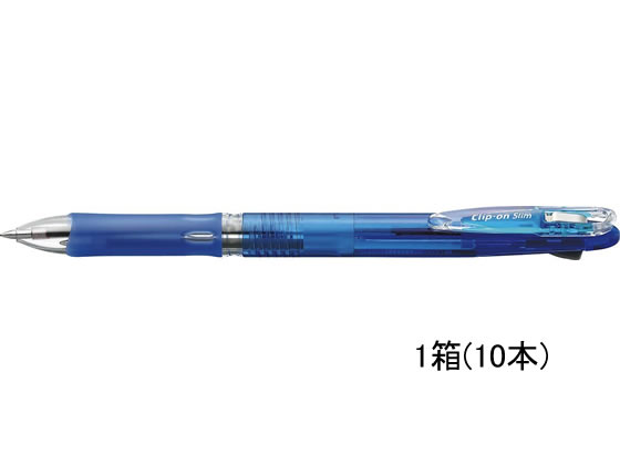 ボールペン レディース（2000円程度） クリップオンスリム2C 青 10本 ゼブラ B2A5-BL