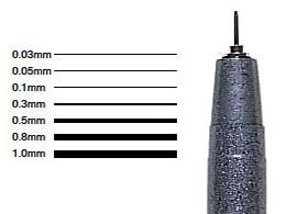 コピックマルチライナー ブラック 0.05mm　Too　11780005