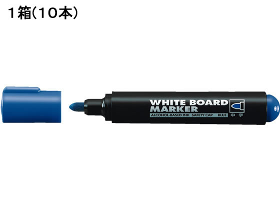 ホワイトボードマーカー 中字 青 10本 コクヨ PM-B102NB