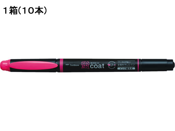 蛍コート 桃 10本 トンボ鉛筆 WA-TC90
