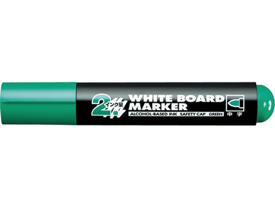 ホワイトボード用マーカー(中字/ロング筆記タイプ)緑 コクヨ PM-BL102G