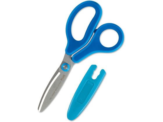 はさみ フィットカットカーブ ジュニア フッ素コート ブルー34-670 プラス 34-670/SC-145MF