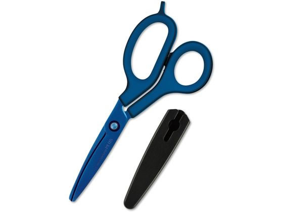 はさみ フィットカットカーブ チタンコート チタンブルー 34-526 プラス 34526SC-175AT