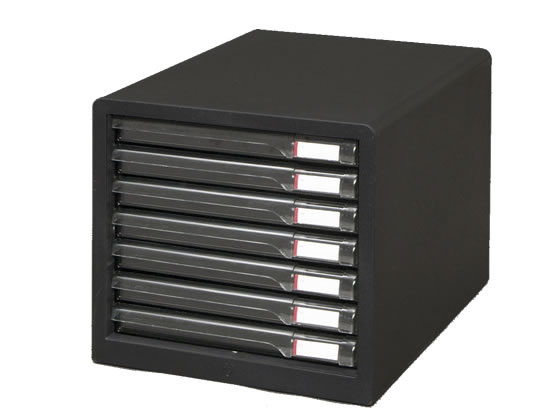 レターケース スリムタイプ浅型7段ダークグレー アイリスオーヤマ L-7SR