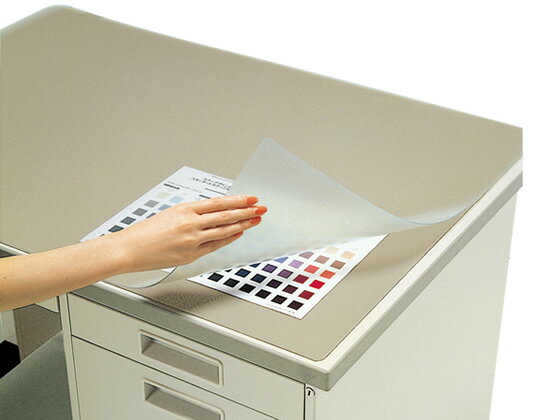 デスクマット軟質(再生オレフィンつや消し)下敷付1047*622mm コクヨ マ-616M