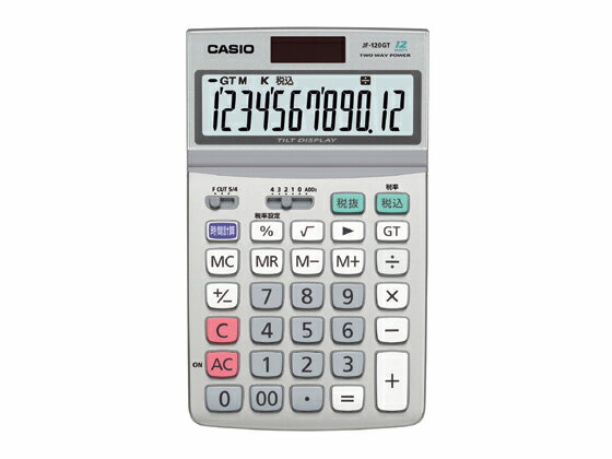 中型卓上電卓 カシオ計算機 JF120GTN