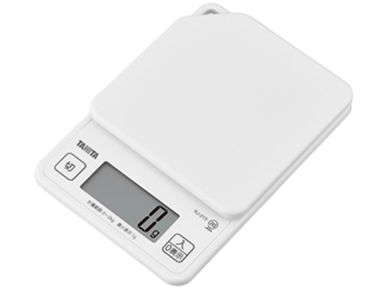 デジタルクッキングスケール 2kg ココナッツホワイト タニタ KJ213WH