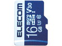 データ復旧サービス付 microSDHCカード Class10 16GB エレコム MF-MS016GU13V3R