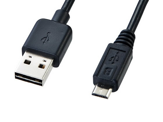 �ޥ�����USB�����֥� MicroB 2m �֥�å� ����掠�ץ饤 KU-RMCB2