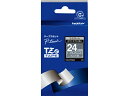 ラベルプリンター用おしゃれテープ24mmプレミアムシルバー ブラザー TZe-PR955