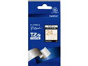 ラベルプリンター用おしゃれテープ24mm プレミアムホワイト ブラザー TZe-PR254
