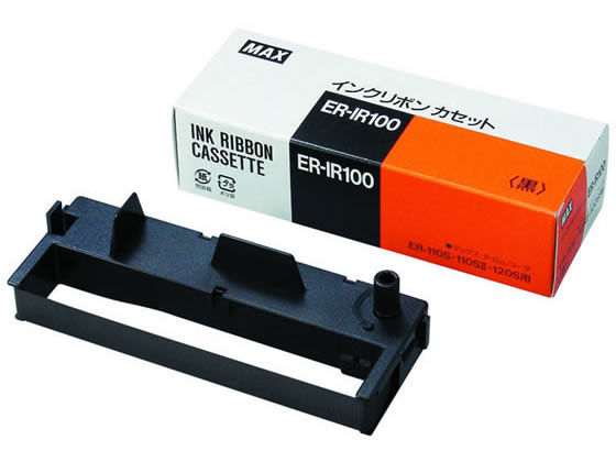 タイムレコーダー用インクリボンカセット ER-IR100 マックス ER90208ER-IR100