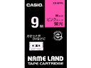 ネームランドテープ 9mm 蛍光ピンク/黒文字/XR-9FPK カシオ計算機 XR9FPK