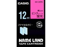 カシオ/ネームランドテープ 12mm 蛍光ピンク/黒文字/XR-12FPK カシオ計算機 XR12FPK