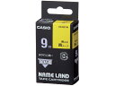 カシオ/ネームランド用テープ 強粘着 9mm 黄/黒文字/XR-9GYW カシオ計算機 XR9GYW