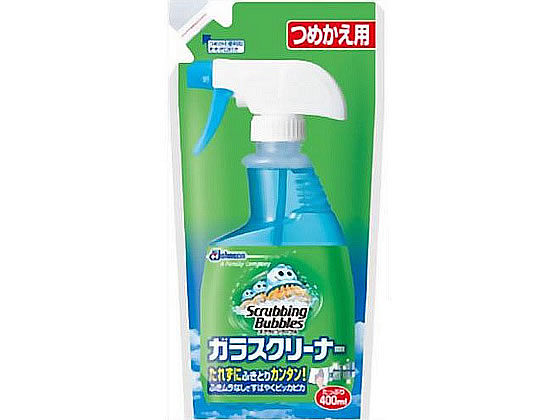 スクラビングバブル ガラスクリーナーつめかえ 400mL ジョンソン