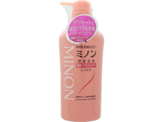 ミノン 薬用ヘアシャンプー 本体 450mL 第一三共ヘルスケア