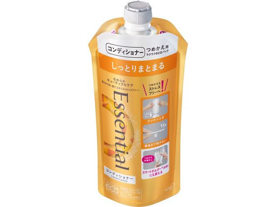 エッセンシャル しっとりまとまる コンディショナー 詰替 340ml KAO