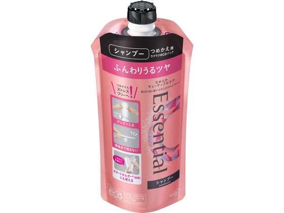 エッセンシャル ふんわりうるツヤ シャンプー 詰替用 340mL KAO