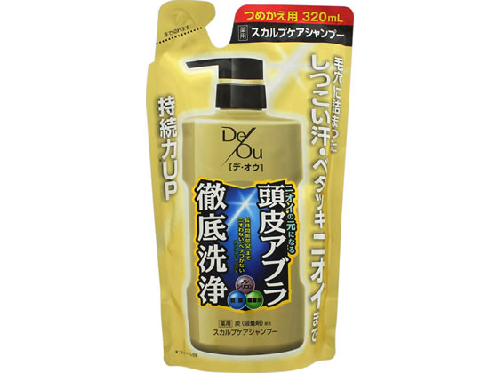 デ・オウ 薬用スカルプケアシャンプー つめかえ用 320mL ロート製薬